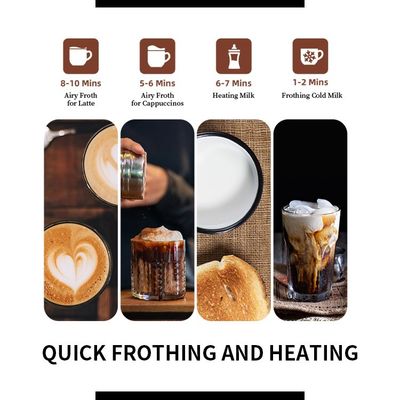 वियोज्य एस्प्रेसो मिल्क फ्रॉदर कोल्ड एंड हीटेड इंटेलिजेंट ऑटोमैटिक